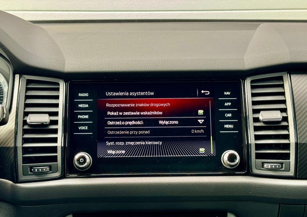 Skoda Kodiaq cena 149900 przebieg: 84841, rok produkcji 2020 z Jelenia Góra małe 631